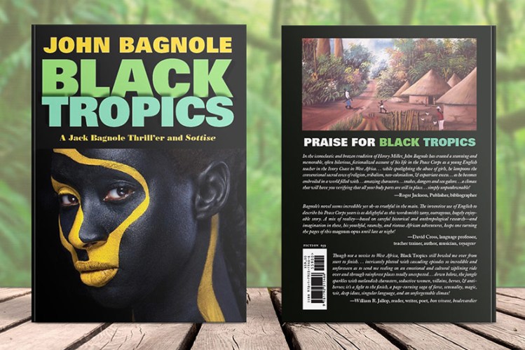 Front and back book covers for Black Tropics